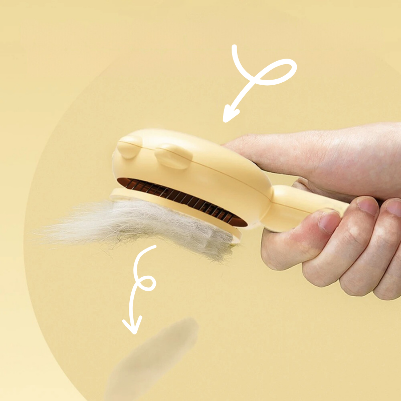 Cepillo mágico para mascotas